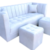 Sofá Modelo Grecia con 2 Pouf