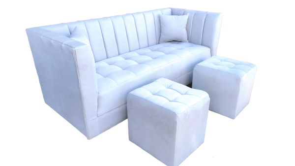 Sofá Modelo Grecia con 2 Pouf