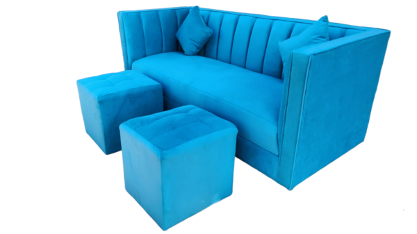 Sofá Modelo Grecia con 2 Pouf